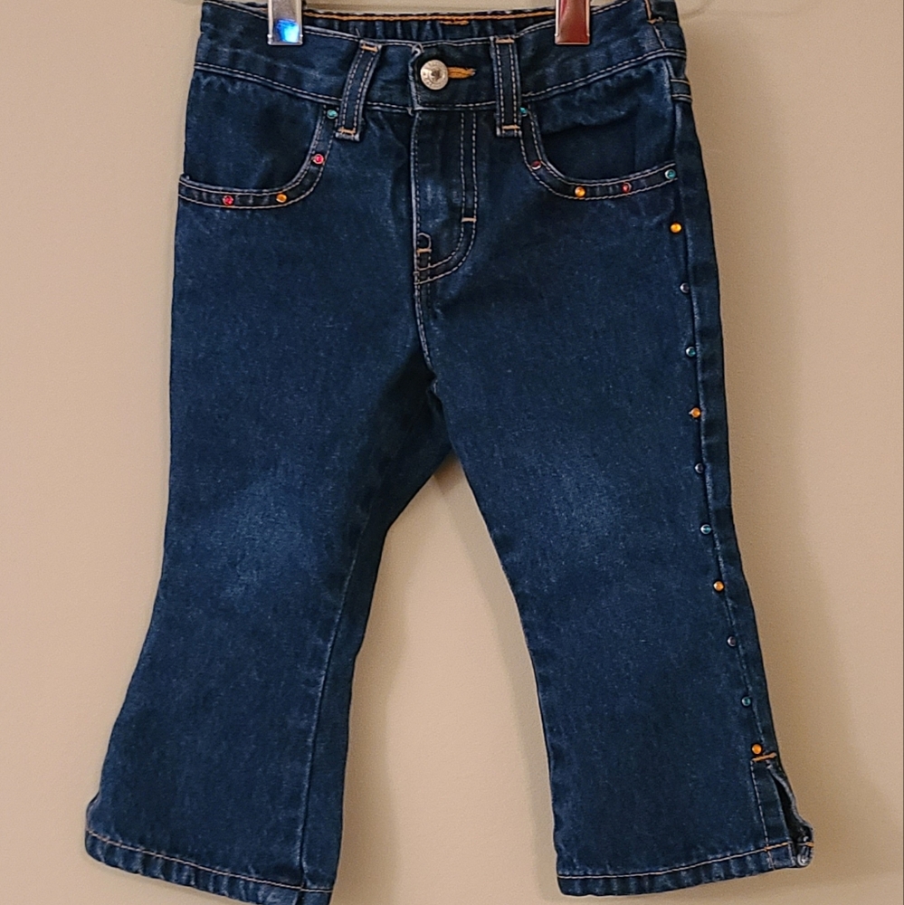 Gasoline girls denim jeans with rhinestone detail